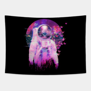 Ethereum Space Astronaut Crypto Eth To The Moon Tapestry