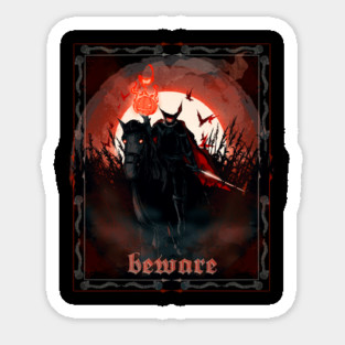 Headless Horseman Sticker