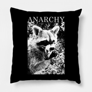 Anarchy Raccoon Pillow