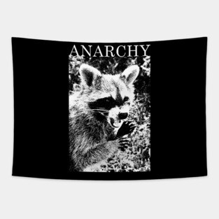 Anarchy Raccoon Tapestry