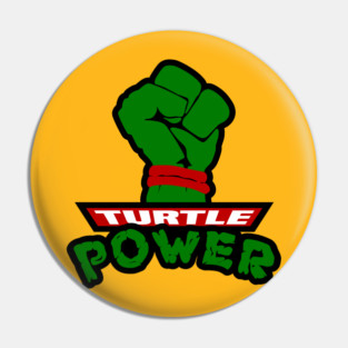 Turtle Power Fist Pin