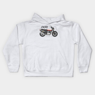 Ride interceptor white Kids Hoodie