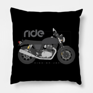 Ride interceptor black Pillow
