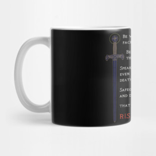 KINGDOM OF HEAVEN, RISE A KNIGHT OATH Mug