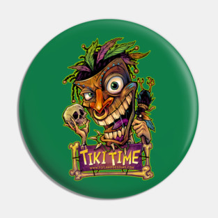 Tiki Time Pin