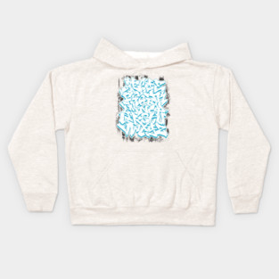 GRAFFITI ALPHABET Kids Hoodie