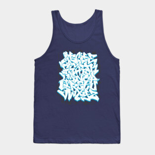 GRAFFITI ALPHABET Tank Top