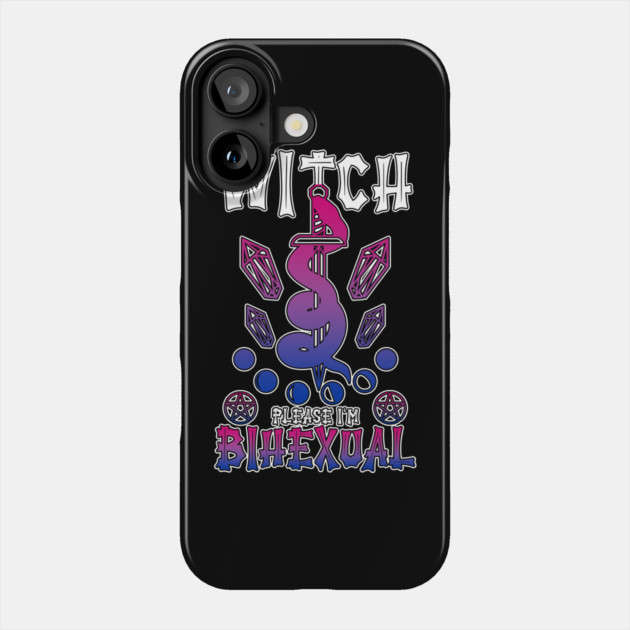 Witch Please I'm BiHexual LGBTQ+ Bisexual Witch Phone Case by belownormal