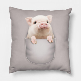 PIG POCKET Pillow