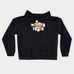 Bichon Frise Ramen Sushi Kids Hoodie