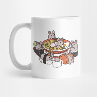 Sphynx Cat Ramen Sushi Mug