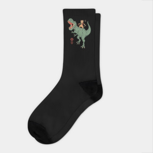T-Rex Catana Cat Socks