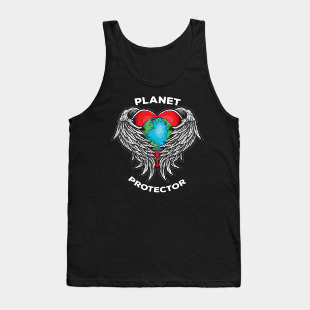 Planet Protector Earth Day Tank Top by creative