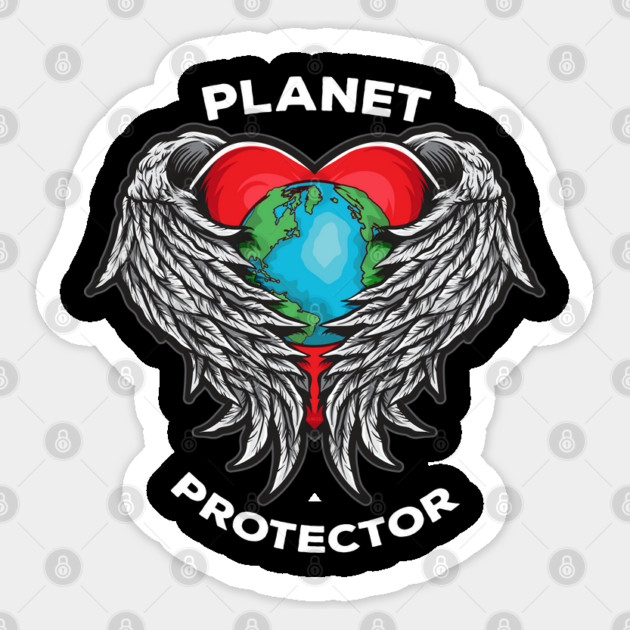 Planet Protector Earth Day Sticker by creative
