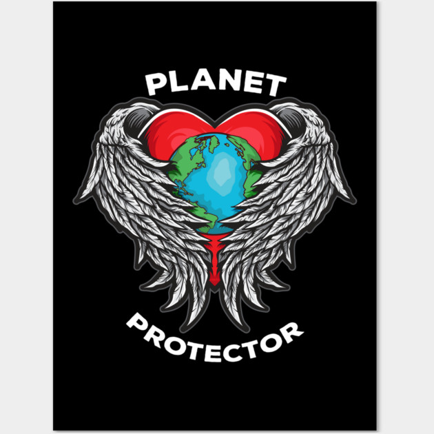 Planet Protector Earth Day Wall Art by creative