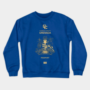 Grenada passport Crewneck Sweatshirt