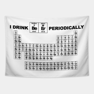Beer Drinkers Periodic Table Tapestry