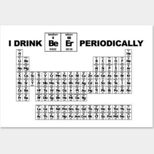 Beer Drinkers Periodic Table Posters and Art
