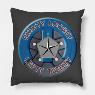 Left Handed Lug Nuts Pillow