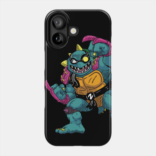 Slash the mutant Snapping turtle villain. Phone Case
