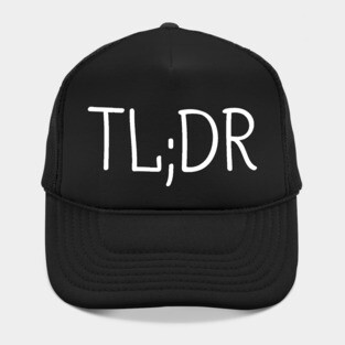 TLDR Internet Slang Hat