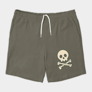 Cool Pirate Skull T-Shirt Shorts