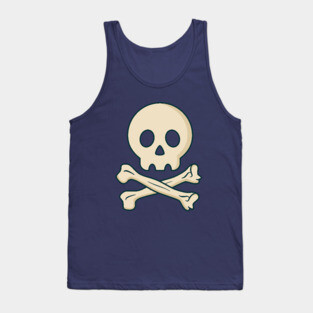 Cool Pirate Skull T-Shirt Tank Top