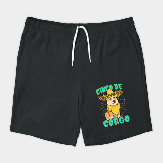 Cinco de Mayo Funny Corgi Dog with a Poncho & Mexican Hat print by creative