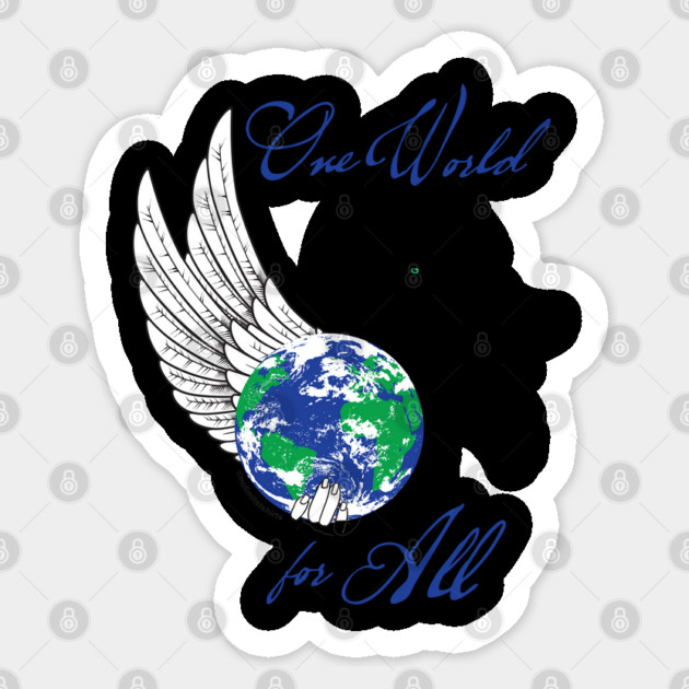 One World Sticker by creative