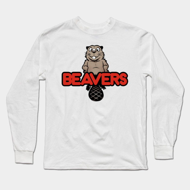 Beavers Long Sleeve T-Shirt by John Wigger