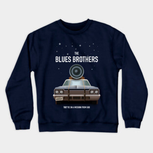 The Blues Brothers - Alternative Movie Poster Crewneck Sweatshirt