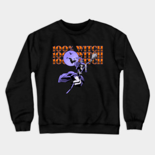 100% Witch Crewneck Sweatshirt