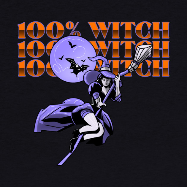 100% Witch by MCALTees