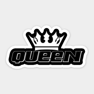 Queen, Black Queen, Black Woman Sticker