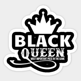 Black queen the most important piece in the game Magnet