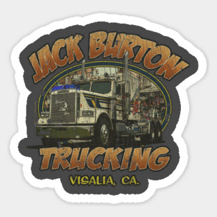 Jack Burton Trucking 1986 Sticker