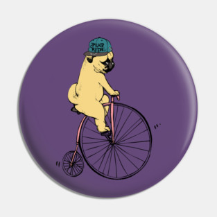 Pug Ride Pin