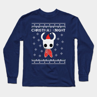 Christmas Hollow Knight Knit Long Sleeve T-Shirt