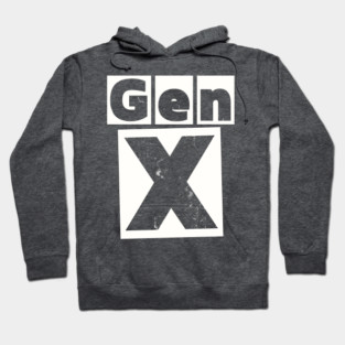 GEN X - A Little Distressed but Still a Fine Vintage Hoodie