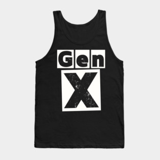 GEN X - A Little Distressed but Still a Fine Vintage Tank Top