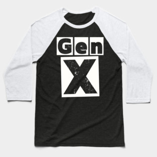 GEN X - A Little Distressed but Still a Fine Vintage Baseball T-Shirt
