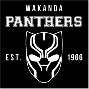 Wakanda Panthers Posters and Art