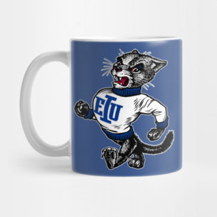 Vintage Eastern Illinois University Panthers Mascot Logo Mug
