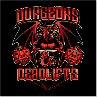 Dungeons and Deadlifts Posters and Art