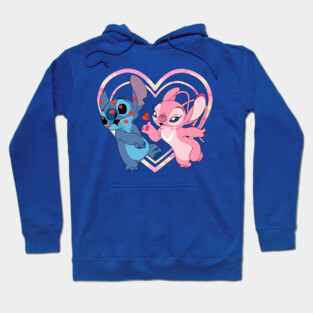 Stitch and Angel Kiss Hoodie