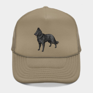 Belgian Shepherd Dog | Groenendael | Cute Dog Cartoon Hat