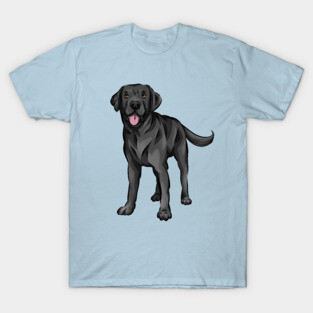Cute Black Labrador Dog T-Shirt