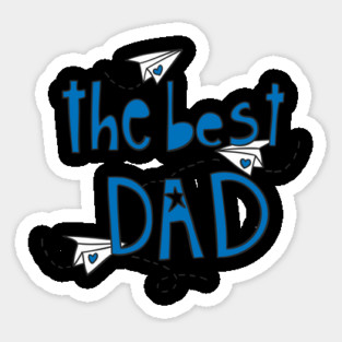 The Best Dad Sticker