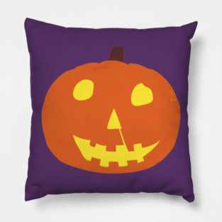 Halloween Jack-o'-lantern Pillow