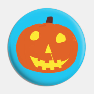 Halloween Jack-o'-lantern Pin